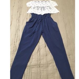 🍁🍁 NWOT Jrs tube top Romper size Medium.